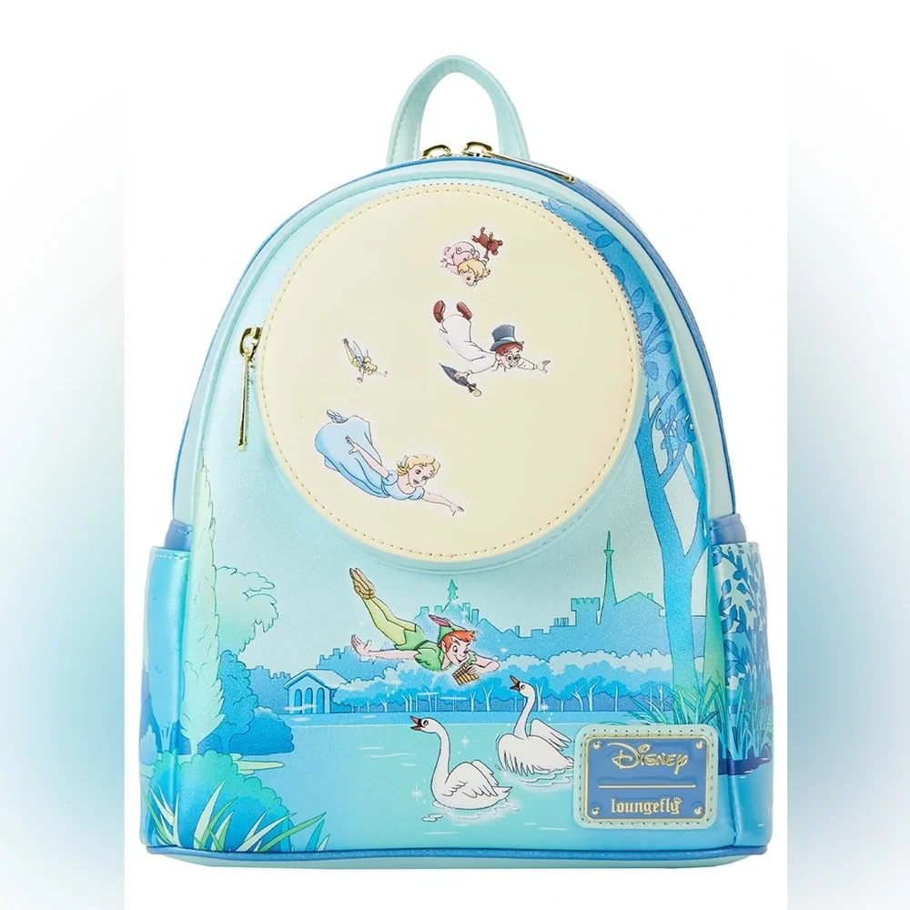 Loungefly Peter Pan You Can Fly Glow Mini Backpack NWT